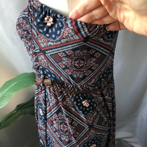 Ardene | Soft Autumn Strapless Dress Maxi (size L) - Picture 3 of 10